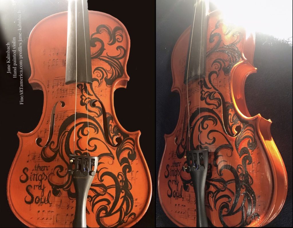 Violin artwork